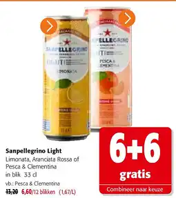 Colruyt Sanpellegrino Light Pesca & Clementina aanbieding