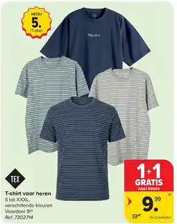 Carrefour T-shirt voor heren aanbieding