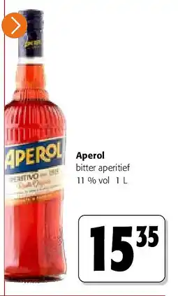 Colruyt Aperol bitter aperitief 11 % vol 1 L aanbieding