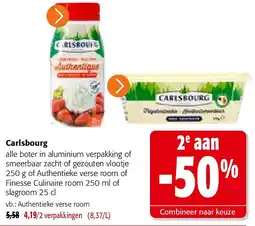Colruyt Carlsbourg Authentieke verse room aanbieding