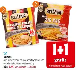 Colruyt Belviva Klassieke frieten M Size 600 g aanbieding