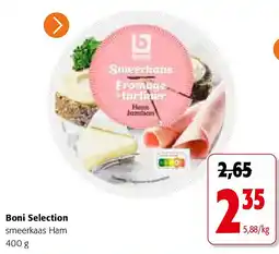 Colruyt Boni Selection smeerkaas Ham 400 g aanbieding