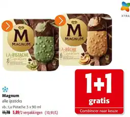 Colruyt Magnum La Pistache 3 x 90 ml aanbieding