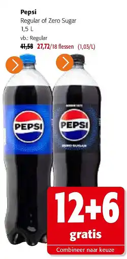 Colruyt Pepsi Regular aanbieding