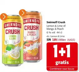 Colruyt Smirnoff Crush aanbieding