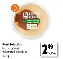 Colruyt Boni Selection hummus met gekaramelliseerde ui 175 g aanbieding