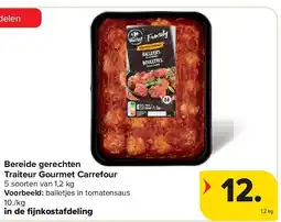 Carrefour Bereide gerechten Traiteur Gourmet Carrefour aanbieding