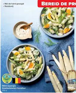 Carrefour Witte asperges Kwaliteitsketen Carrefour aanbieding