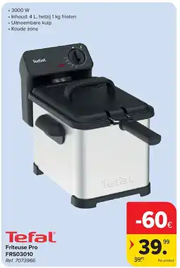 Carrefour Friteuse Pro FR503010 aanbieding