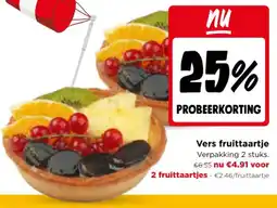 Jumbo Vers fruittaartje aanbieding