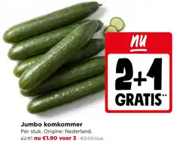 Jumbo Jumbo komkommer aanbieding