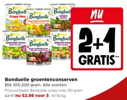 Jumbo Bonduelle groentenconserven aanbieding