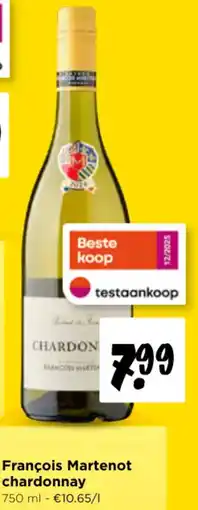 Jumbo François Martenot chardonnay aanbieding