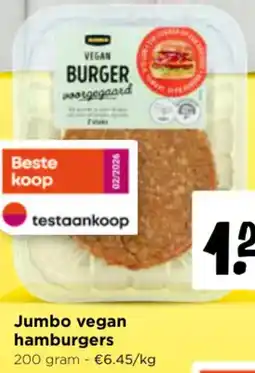 Jumbo Jumbo vegan hamburgers aanbieding