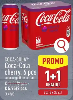 ALDI Coca-Cola cherry aanbieding