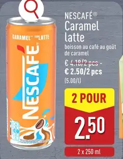 ALDI Nescafé Caramel latte aanbieding