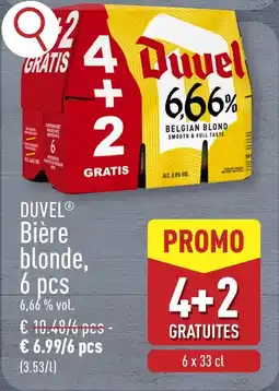 ALDI Duvel Bière blonde aanbieding