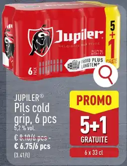ALDI Jupiler Pils cold grip aanbieding