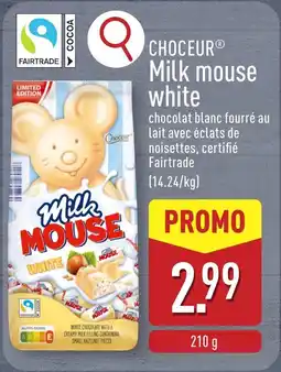 ALDI Choceur Milk mouse white aanbieding