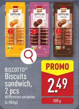 ALDI Biscotto Biscuits sandwich aanbieding