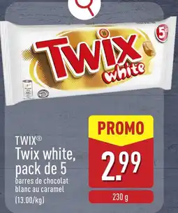 ALDI Twix white aanbieding