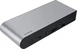 Coolblue BlueBuilt DisplayLink Docking Station Pro met USB-C Zilver aanbieding
