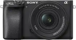 Coolblue Sony Alpha A6400 + E PZ 16-50mm f/3.5-5.6 OSS II aanbieding