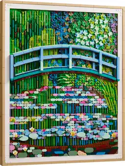 Coolblue LEGO Art Claude Monet: Brug over een vijver met waterlelies 31220 aanbieding