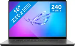 Coolblue ASUS ROG Zephyrus G16 OLED GU605CW-QR087W Azerty aanbieding