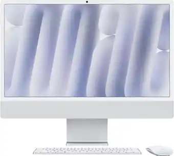 Coolblue Apple iMac 24 inch M4 (8 core CPU/8 core GPU) 16GB/256GB Zilver AZERTY aanbieding
