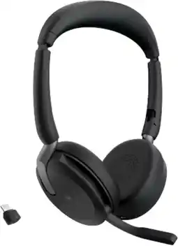 Coolblue Jabra Evolve2 65 Flex USB-C MS Casque de Bureau Sans Fil aanbieding