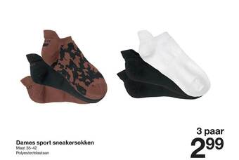 Zeeman Dames Sport Sneakersokken aanbieding