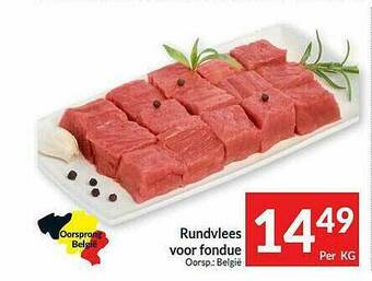 Intermarché Rundvlees Voor Fondue aanbieding