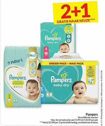 Intermarché Pampers aanbieding