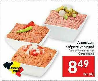 Intermarché Americain Préparé Van Rund aanbieding