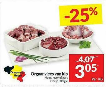Intermarché Orgaanvlees Van Kip aanbieding