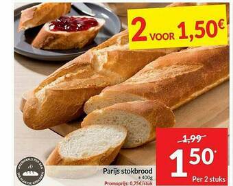 Intermarché Parijs Stokbrood aanbieding