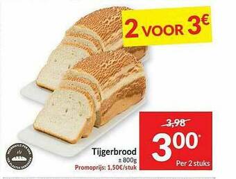 Intermarché Tijgerbrood aanbieding