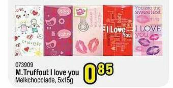 Happyland M Truffout I Love You aanbieding