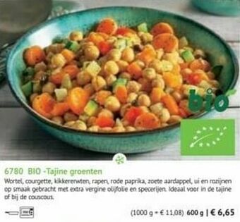 Bofrost Bio-tajine groenten aanbieding