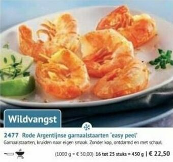 Bofrost Rode argentijnse garnaalstaarten easy peel aanbieding