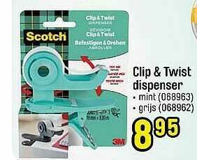 Happyland Clip & Twist Dispenser aanbieding