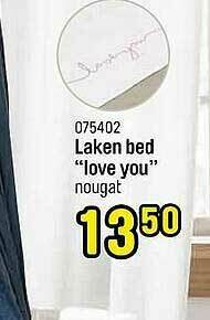 Happyland Laken Bed Love You aanbieding