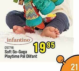 Happyland Soft Go Gaga Playtime Pal Olifant aanbieding