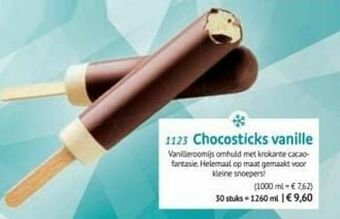 Chocosticks vanille