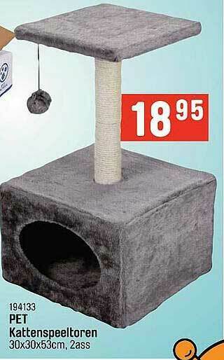 Happyland Pet Kattenspeeltoren aanbieding