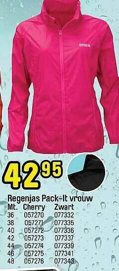 Regenjas Pack It Vrouw