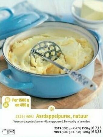 Bofrost Aardappelpuree natuur aanbieding