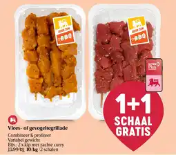 Delhaize Vlees of gevogeltegrillade aanbieding
