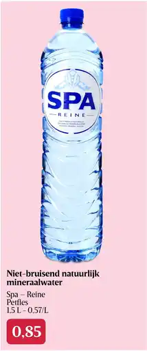 Delhaize Niet bruisend natuurlijk mineraalwater aanbieding